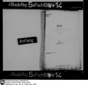 Landtagssachen und weitere Schriftstücke zu Verhandlungen mit den bremischen und verdischen Landständen Vol. VII