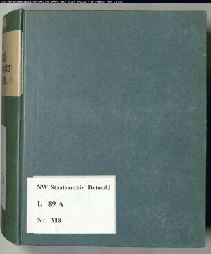 Gogerichtsregister Amt Varenholz