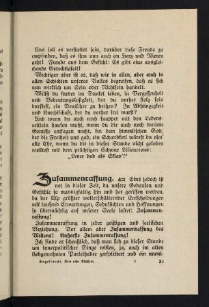 33-37, Zusammenraffung
