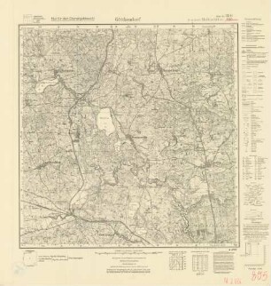 2188 (alte Nr.: 805) Göttkendorf, Meßtischblatt (4cm - Karte)