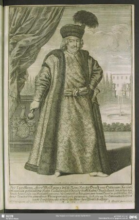 Des Herrn Graffen von Oettingen Portrait