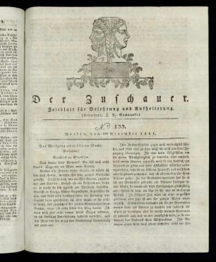 No. 133 - 6. November 1821