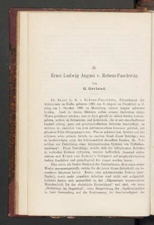 II. Ernst Ludwig v. Rebeur-Paschwitz