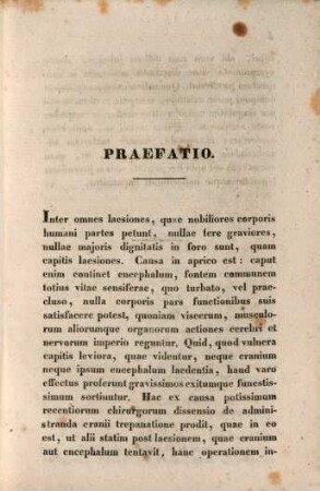 Laesionum capitis et trepanationis cranii epicrisis : diss. inaug. med. chir.
