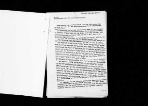 Handakten des Vorsitzenden Ludwig Hessel, Landgerichtsrat i.R., Teil 1