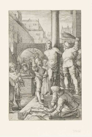 Geißelung, Blatt 6 der Folge "Passion Christi"