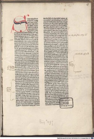 S[e]n[tent]ia libri pyermenias s[ecundu]m sanctissimu[m] doctore[m] Thoma[m] de aquino sacri ordinis predicatoru[m]