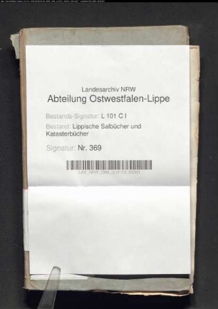 Salbuch des Amtes Brake von 1721, Bd. 11