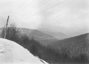Gebirgslandschaft : Blick über eine Gebirgslandschaft.