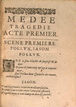 Medée : Tragédie