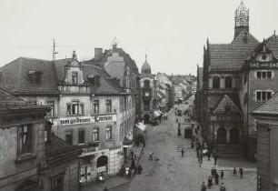 Reichenbach : Reichenbach. Zwickauer Straße, rechts Postamt