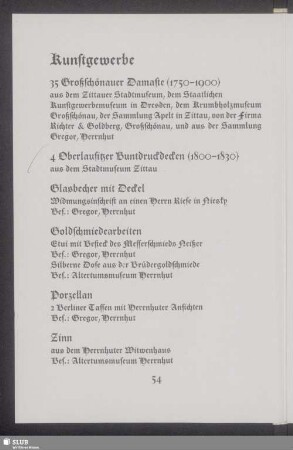Kunstgewerbe