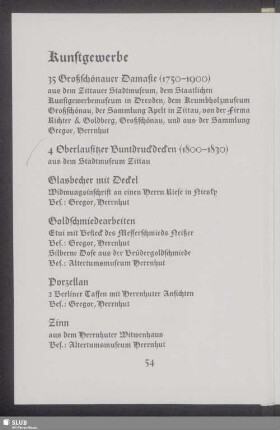 Kunstgewerbe