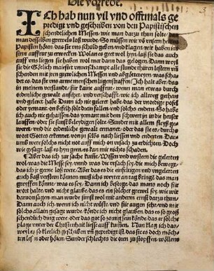 Uon dem grewel der Stilmesse, so man den Canon nennet : wittenberg. 1525