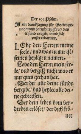 Ist ein dancksagung Gottes genad unnd barmhertzigkeyt ...