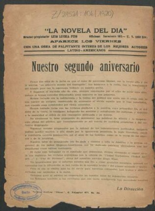 Nuestro segundo aniversario