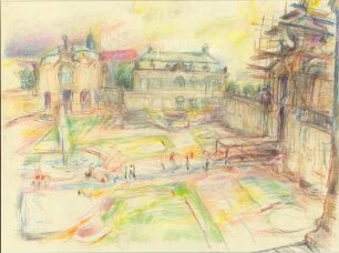 Dresden - Blick in den Zwingerhof II