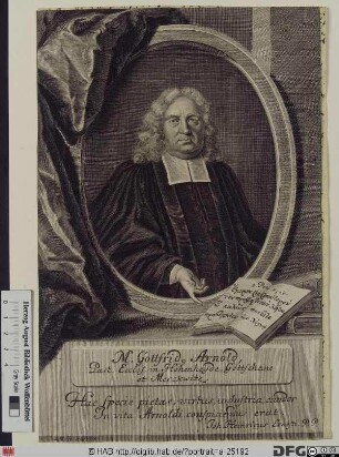 Bildnis Gottfried Arnold (II)