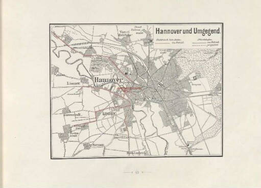 Karte: Hannover und Umgegend