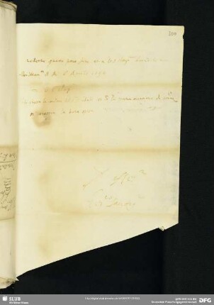 Briefe des Germanico Savorgnan (1554-1597) [zu Bl. 284-289]