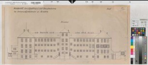 Arnsberg, Amtsgericht, Gerichtsgefängnis und Dienstwohnung des Landesgerichtspräsidenten, Rückansicht