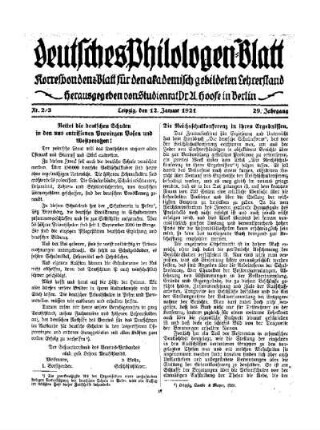 Die Reichsschulkonferenz in ihren Ergebnissen