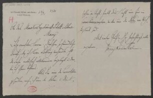 Brief an B. Schott's Söhne : 24.09.1930