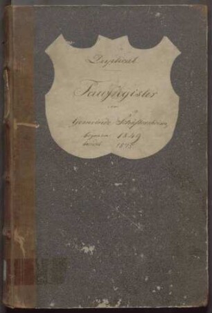 Taufregister II