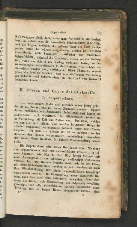 II. Säuren und Oxyde des Stickstoffs.