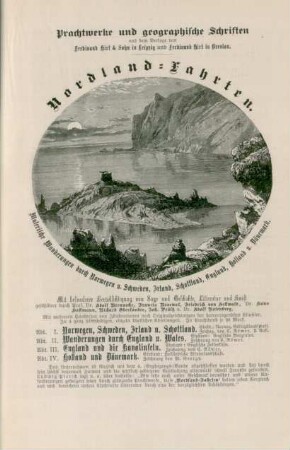 Prachtwerke und geographische Schriften aus dem Verlage von Ferdinand Hirt ...