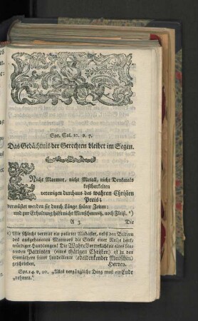 Das Gedächtnis der Gerechten bleibet im Segen.