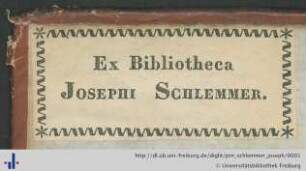 Exlibris (Aus: UB Freiburg, M 8112)