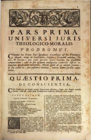 Universi Juris theol. moralis Corpus integrum, 1