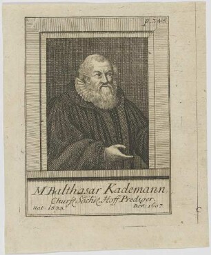 Bildnis des Balthasar Kademann