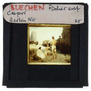 Blechen, Fischer auf Capri