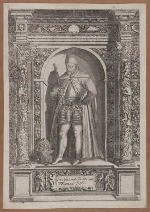 Bildnis des Stephan, König von Polen