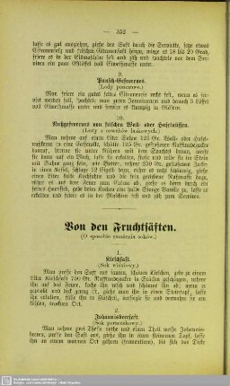 Von den Fruchtsäften
