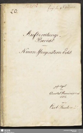 Aufbereitungs-Bericht von Neuen Morgenstern Erbst: - 18.6777 4.