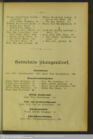 Gemeinde Stangendorf