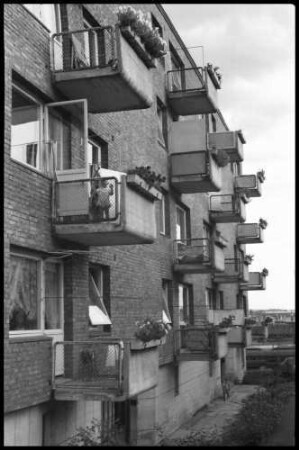 Oslo: Wohnhaus mit Balkons