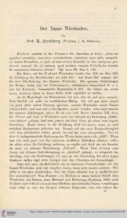 26: Der Name Wiesbaden