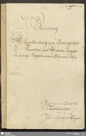 Beschreibung Der Erzaufbereitung bey dem Grubengebäude Himmelfahrt samt Abraham Fundgrube - 18.6387 4. : In Freyberger Bergamts und deren Geschworner Refier