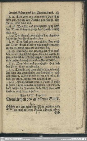 Das LVIII. Capitel. Vom Urtheil des gelassenen Bluts