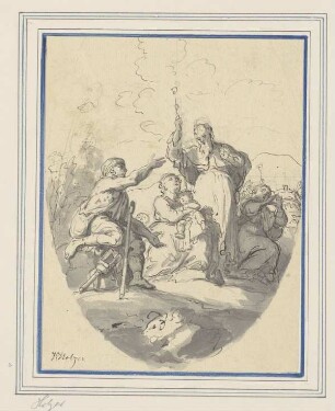 Heilige Familie / Heilung eines Kranken