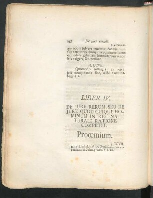 Liber IV. De Iure Rerum, Seu De Iure Quod Cuique Hominum In Res Naturali Ratione Competit