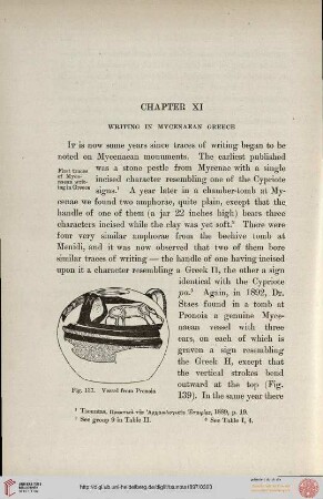 Chapter XI: Writing in Mycenaean Greece