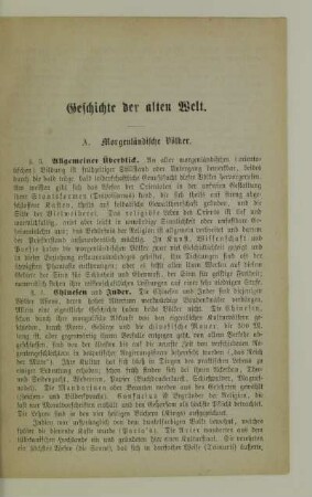 A. Morgenländische Völker