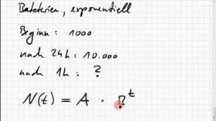 KB.09 Beispiel Exponentialfunktion bestimmen