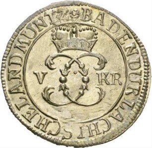 5 Kreuzer Karl Wilhelm von Baden-Durlach