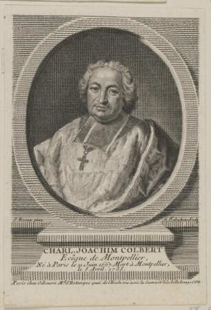 Bildnis des Charl. Joachim Colbert